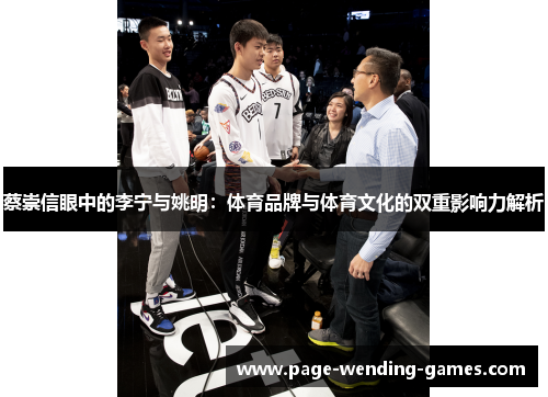 蔡崇信眼中的李宁与姚明:体育品牌与体育文化的双重影响力解析 蔡崇信眼中的李宁与姚明:体育品牌与体育文化的双重影响力解析
